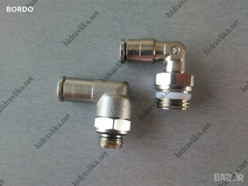 Бързи връзки коляно за шлаух G1/8-Ф5, снимка 1