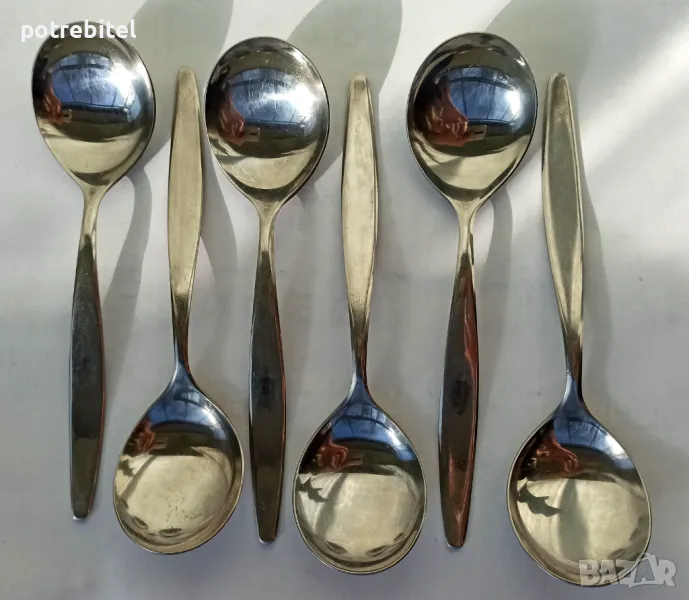 18 прибора за хранене х6 вилици лъжици и ножове SANDRIK, снимка 1