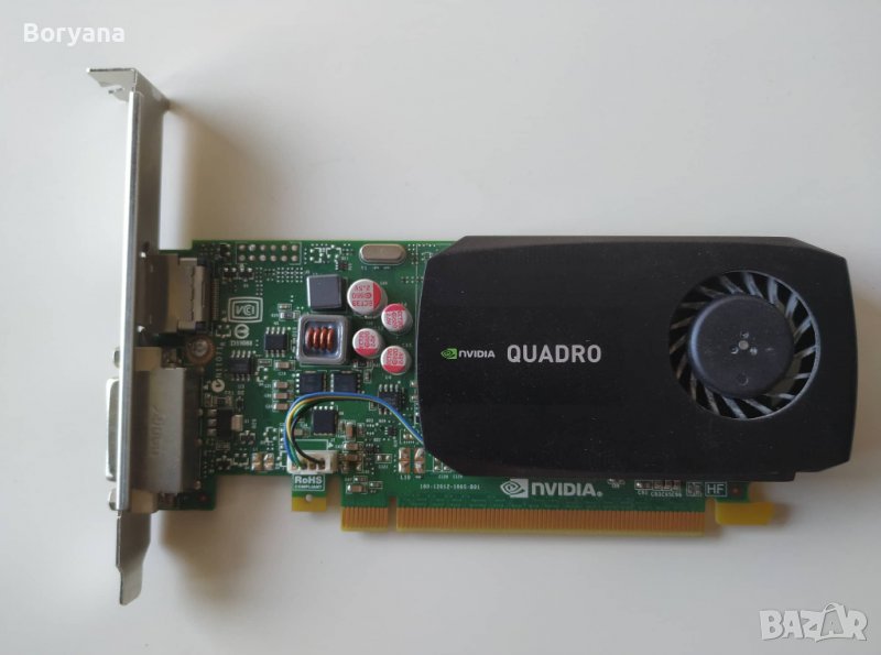 Видео картa NVIDIA Quadro K600, 1GB, GDDR3, снимка 1