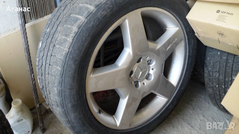 Алуминиеви джанти AMG 19 " МОНОБЛОК за мерцедес mercedes ML 5x112 с гуми  255/50/19, снимка 1