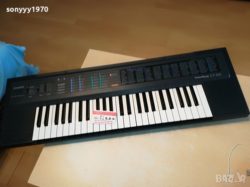 CASIO CT-420 MADE IN JAPAN-SWISS 1204221705, снимка 1
