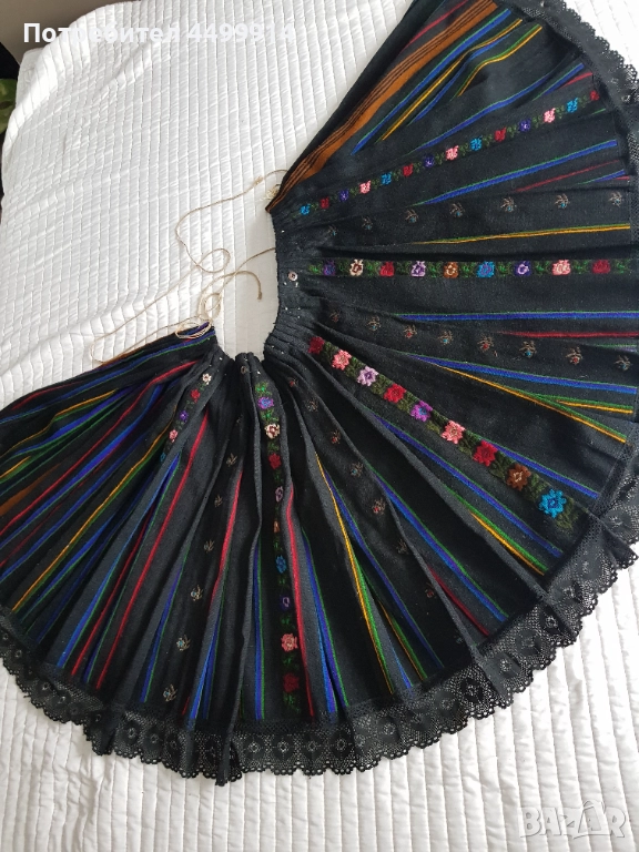 Стар вълнен бръчник,пищимал за носия, снимка 1