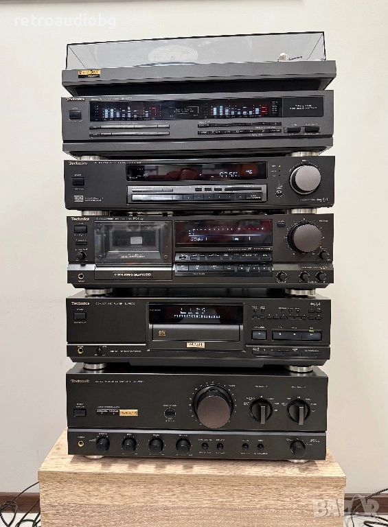 🔉ТОП ретро аудио система TECHNICS - class AA - Усилвател, Дек, CD, тунер, еквалайзер и грамофон🔉, снимка 1