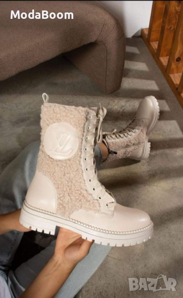 💯НОВО💯 Louis Vuitton уникални дамски зимни боти🤍, снимка 1