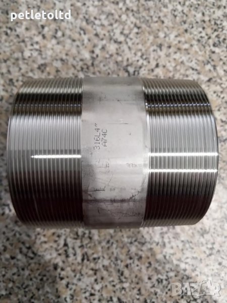 Нипел 4"  INOX 304, снимка 1