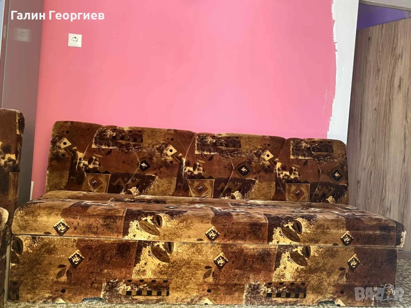 Разтегателен ъглов диван., снимка 1