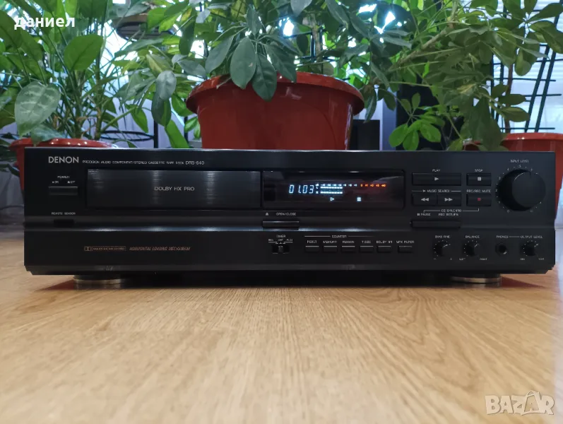 ЗАЯВЕН!!! Касетен дек DENON DRS-640 с отличен външен вид - като нов и перфектен технически, снимка 1