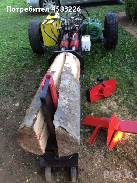 Хидравлина цепачка за дърва, снимка 1