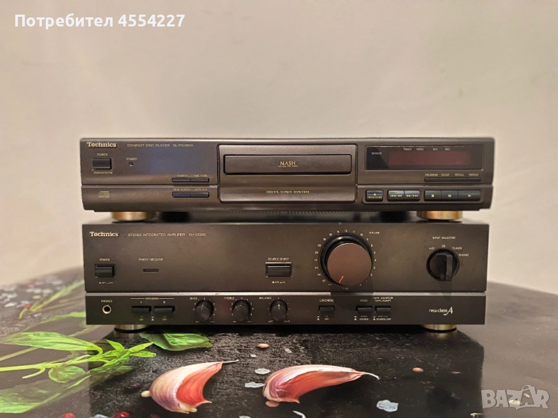 Усилвател Technics SU-VZ220 + подарък Technics CD SL-PG480А / Продаден, снимка 1
