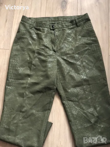 Дамски зелен панталон , снимка 1