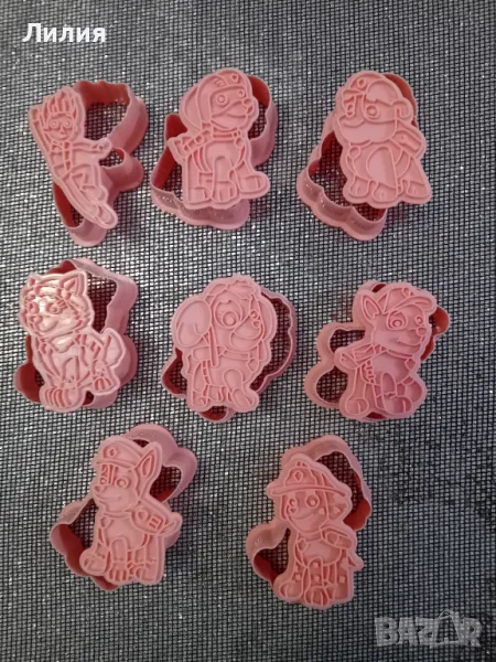  Резци/форми за сладки Пес патрул, снимка 1