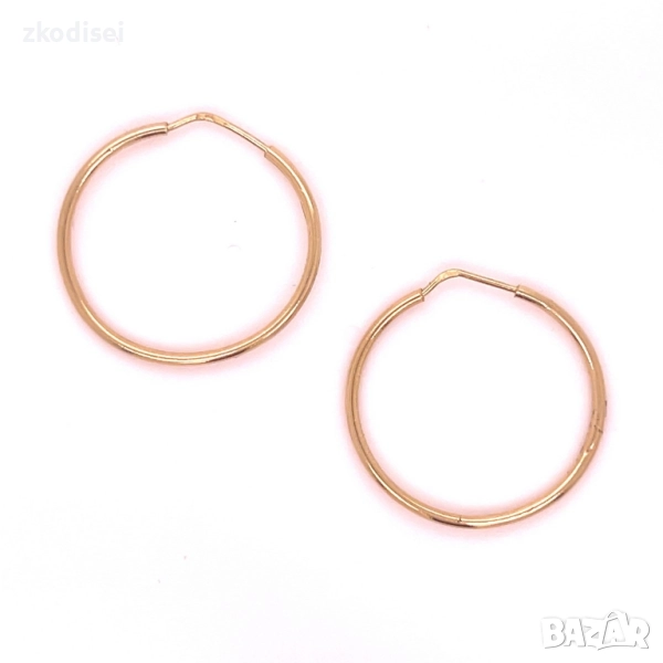 Златни обеци 1,43гр. 14кр. проба:585 модел:34449-2, снимка 1