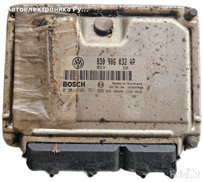 Компютър за VW VOLKSWAGEN POLO 1.4 BOSCH 0261206751, 0 261 206 751, 030906032AP, 030 906 032 AP, снимка 1
