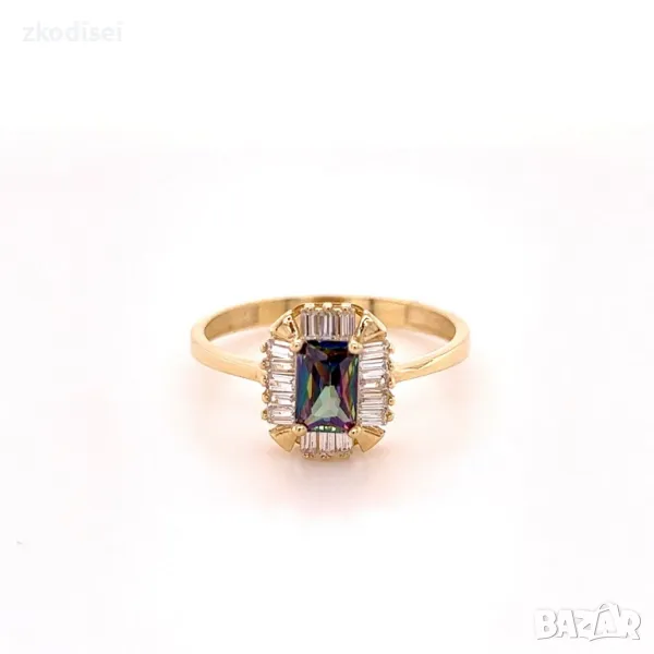 Златен дамски пръстен 1,77гр. 14кр. проба:585 модел:26600-4, снимка 1