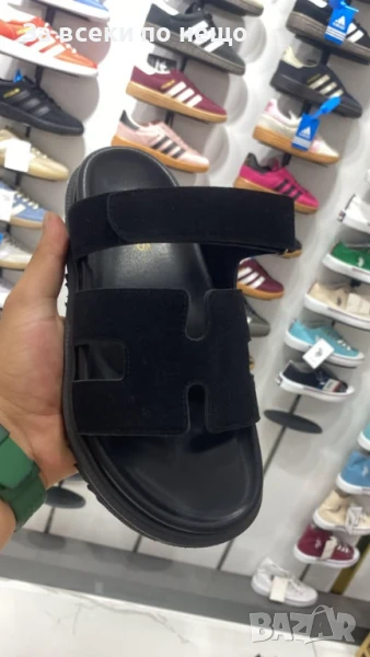 Hermes Дамски Черни Чехли Хермес Код P930, снимка 1