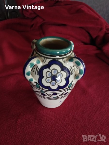 Керамична ваза в этно стил., снимка 1