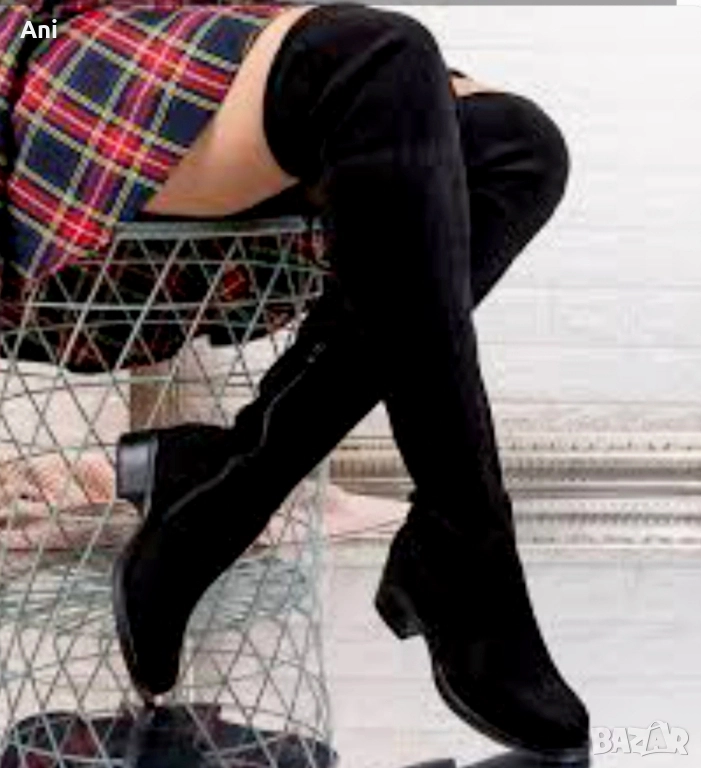 Велурени чизми , снимка 1