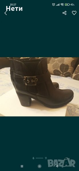 Дамски ботички от естествена кожа, снимка 1