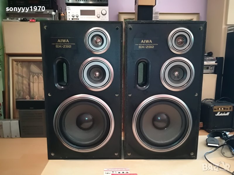 aiwa speaker system-made in uk 1609221047, снимка 1