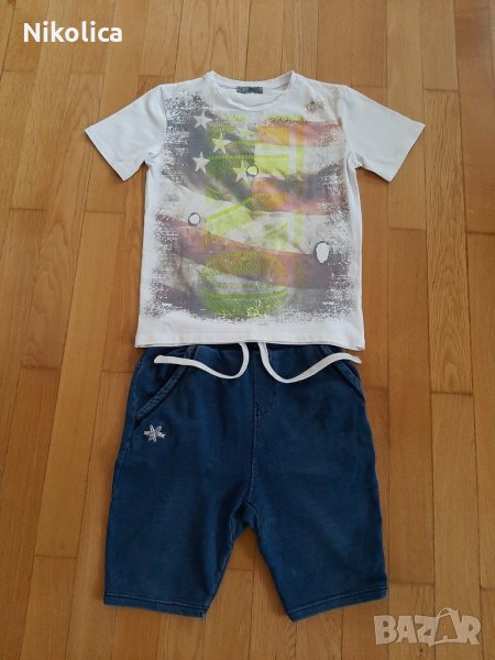 Детски дрешки: блузки GANT,Benetton и долнища Next,H&M за 10 г.момче:, снимка 1