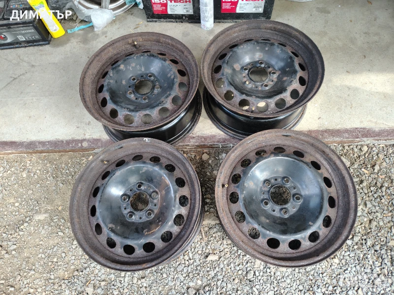 4бр.ЖЕЛЕЗНИ ДЖАНТИ 17ки за BMW 5x120 et34 ЦЕНА ЗА БРОЙ, снимка 1