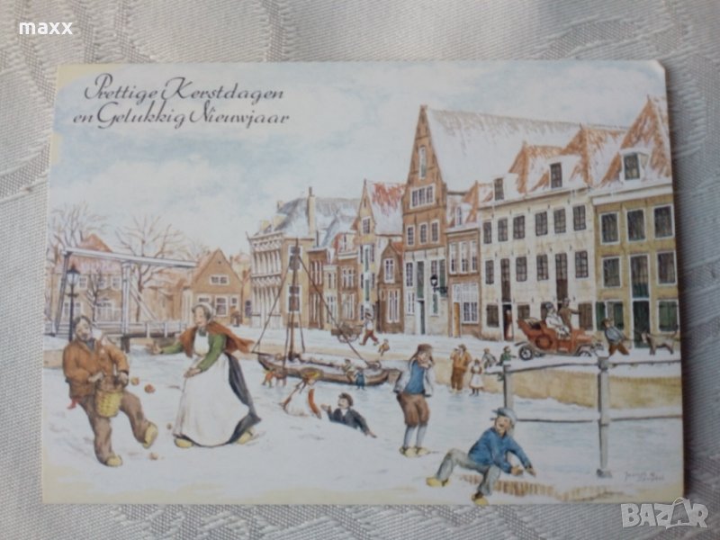 Картичка зима Presttige Kerstdagen en Gelukkig Nieuwajaar 29, снимка 1