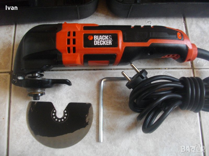 250 Вата-Black Decker MT250-Реноватор-Мулти Инструмент-Отличен-Блек Декер, снимка 1