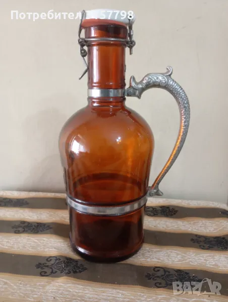 Бутилка за течност със запушалка, снимка 1