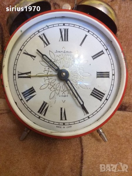 Работещ будилник янтар, снимка 1