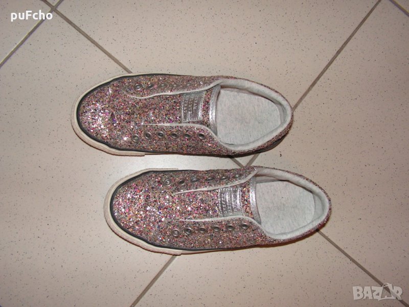 Намалени! Обувки/ кецове Next размер 35,5 блестящи, снимка 1