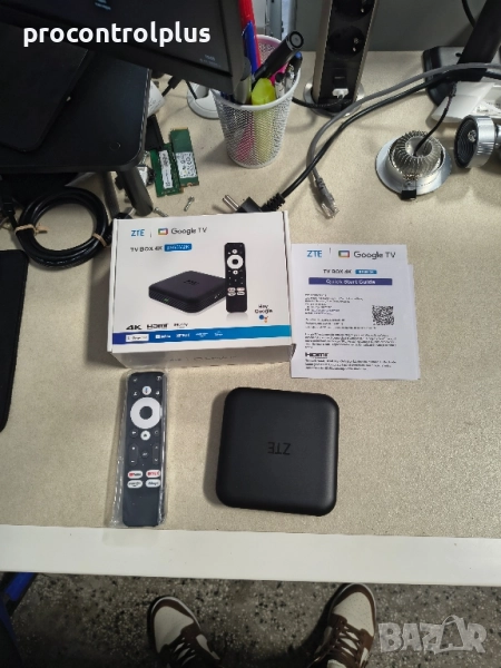 Продавам Box Zte ZXV10 2GB RAM 32GB 4K Google TV, снимка 1