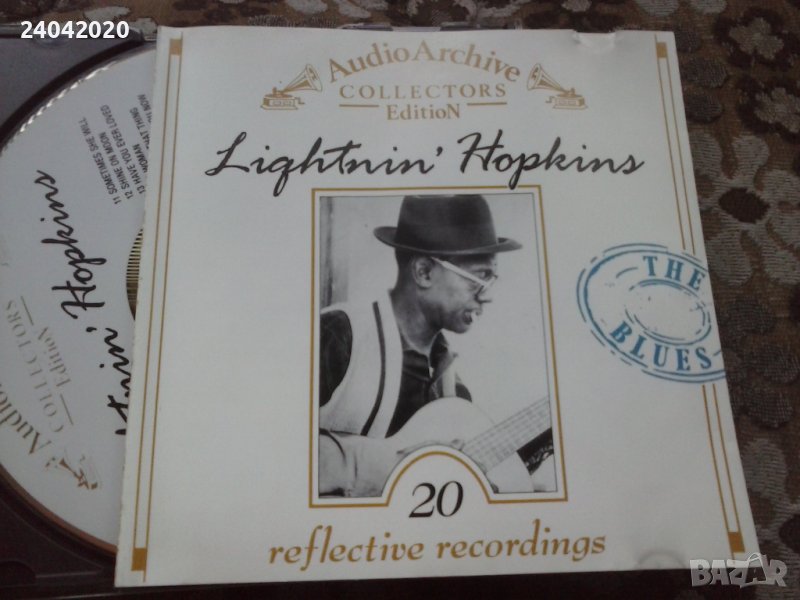 Lightnin' Hopkins – 20 Reflective Recordings оригинален диск, снимка 1