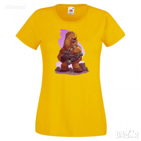 Дамска тениска Star Wars Chewbacca Star Wars Игра,Изненада,Подарък,Геймър,, снимка 1