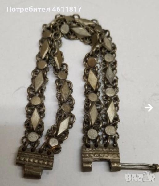 Възрожденска сребърна гривна, снимка 1