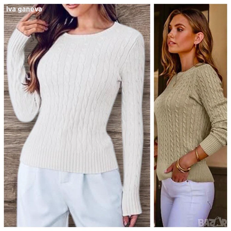 Пуловер с перлен блясък , снимка 1