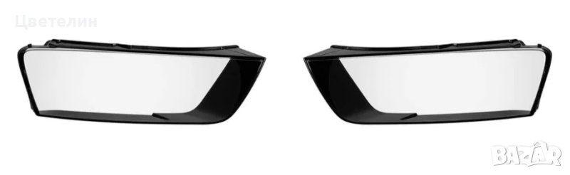 Комплект Стъкла за фар фарове Audi Q3 кю3 ляво и дясно stykla, снимка 1