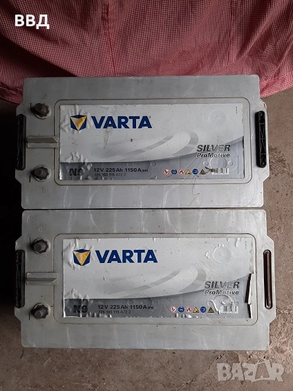  акумолатори VARTA  12V 225 Ah 1150A, снимка 1