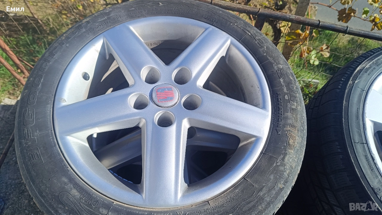 Джанти с гуми 225/50/17 5х112, снимка 1