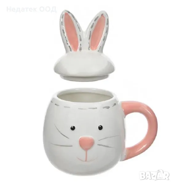 Великденска чаша зайче, 470мл, снимка 1