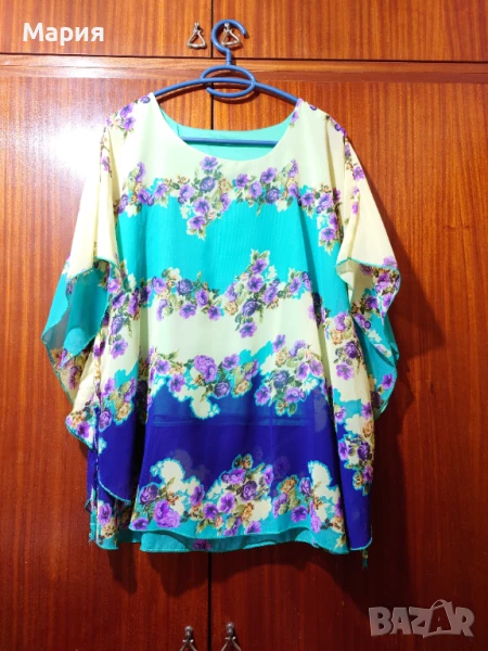Туника с флорални мотиви, снимка 1