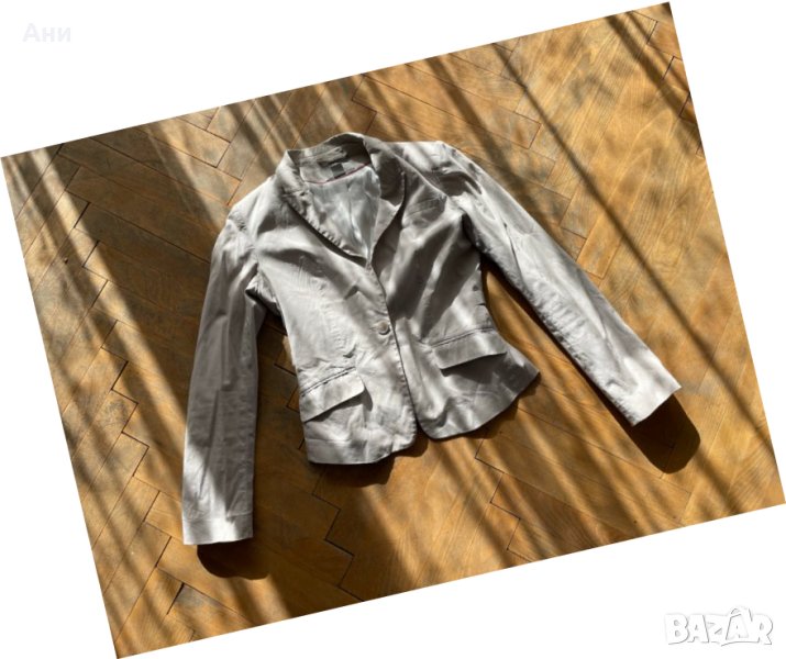 Сиво сако H&M 34 160/80A, снимка 1