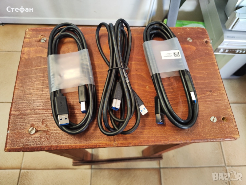 Кабел Display Port - display port. НОВ. Кабел USB 3.0 Type A Male to Type., снимка 1