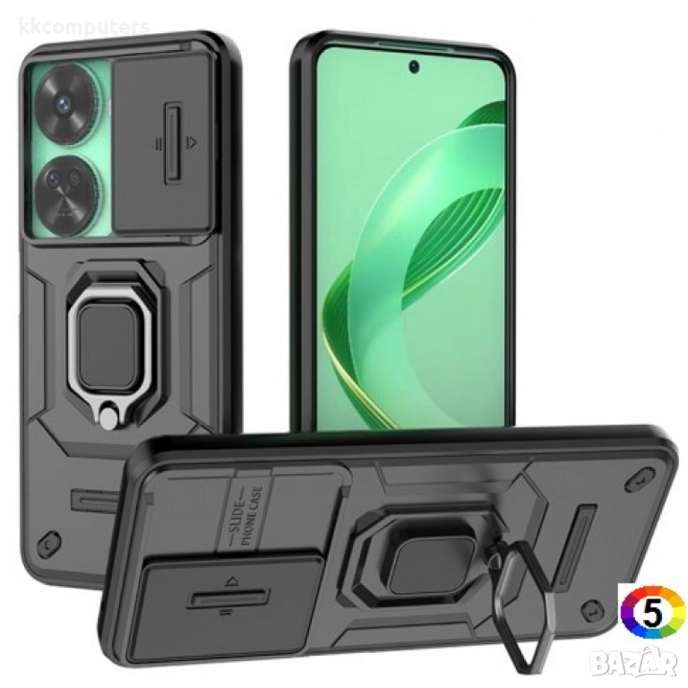 Huawei nova 11 SE / nova 12 SE Удароустойчив Ring Holder Калъф и Протектор, снимка 1