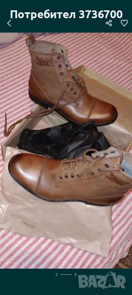 Levi's 150 лв оригинални чисто нови мъжки боти  номер 45, снимка 1