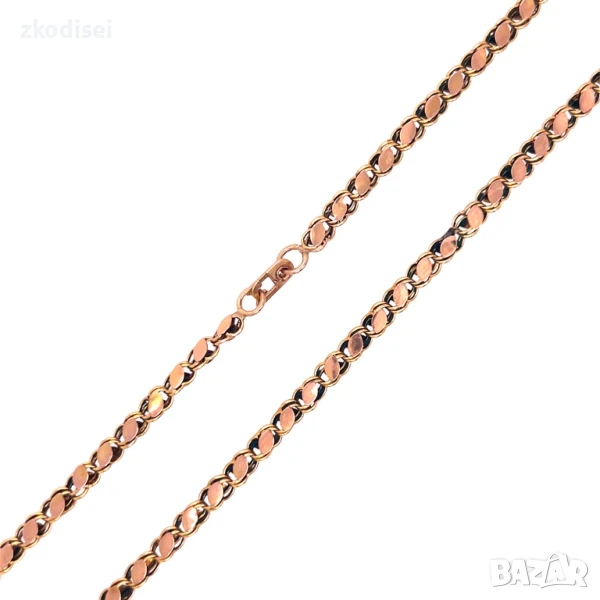 Златен синджир 9,50гр. 56,5см. 14кр. проба:585 модел:32721-2, снимка 1