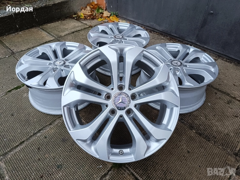 ОРИГИНАЛНИ джанти 17 ' цола 5x112 МЕРЦЕДЕС / MERCEDES BENZ ET36 7,5J 66,6, снимка 1