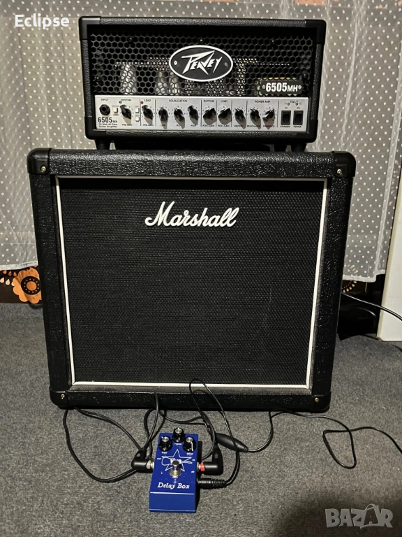 Продавам Peavey 6505MH,Кабинет Marshall и дилей., снимка 1