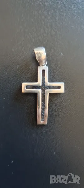 Сребърен  кръст, снимка 1