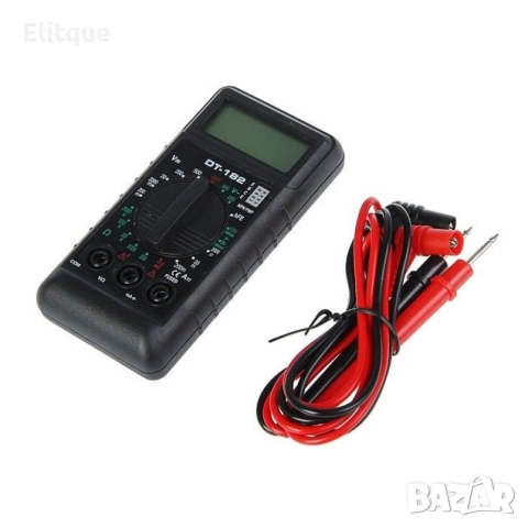 Мини цифров мултимер с дисплей, модел DT-182, снимка 2 - Друга електроника - 52863679