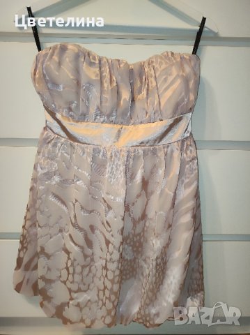 Дамска розова рокля със сатенена панделка DOROTHY PERKINS размер М цена 70 лв.